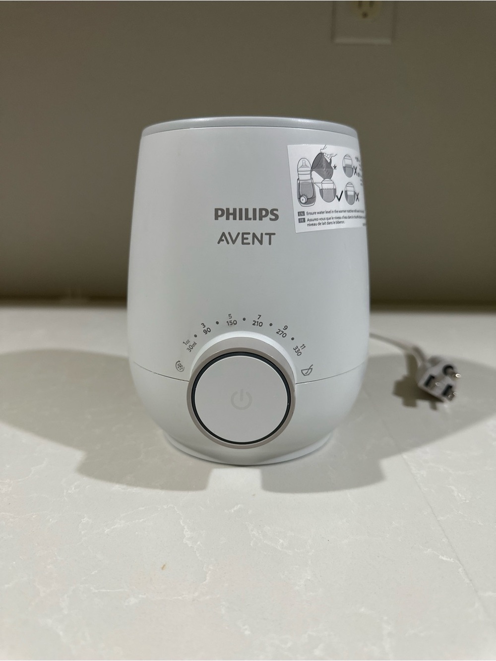 Philips Avent Premium Fast Bottle Warmer SCF358/00, White